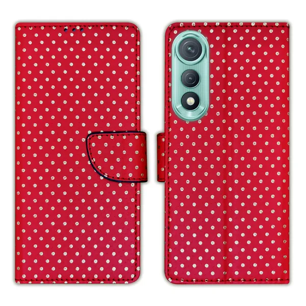 Red_Artificial_Leather_See_Through_Design_Magnetic_Case_For_Tecno_Pova_Curve_5G