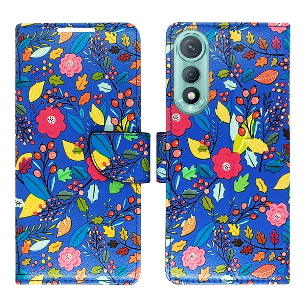 Blue_Artificial_Leather_See_Through_Design_Magnetic_Case_For_Tecno_Pova_Curve_5G