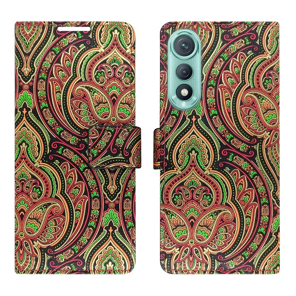 Green_Artificial_Leather_See_Through_Design_Magnetic_Case_For_Tecno_Pova_Curve_5G