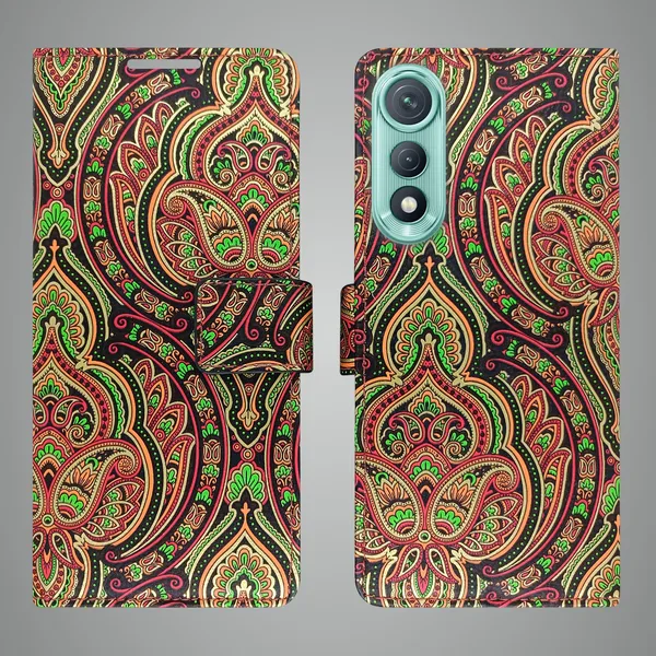 Green_Artificial_Leather_See_Through_Design_Magnetic_Case_For_Tecno_Pova_Curve_5G