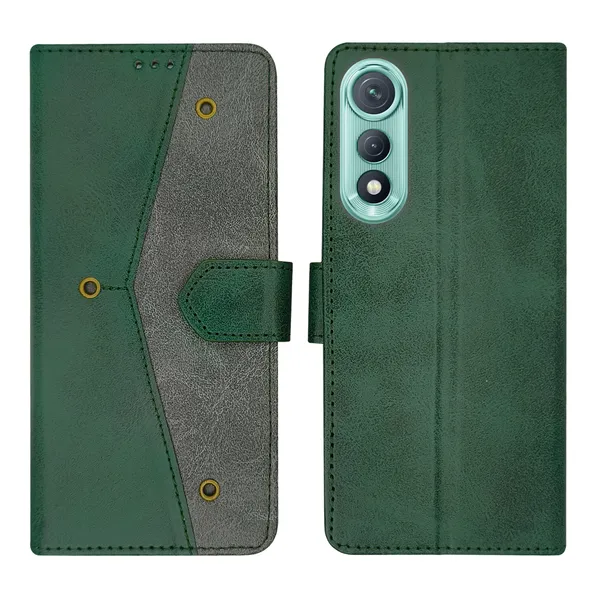 Green_Artificial_Leather_See_Through_Design_Magnetic_Case_For_Tecno_Pova_Curve_5G
