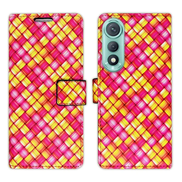 Pink_Artificial_Leather_See_Through_Design_Magnetic_Case_For_Tecno_Pova_Curve_5G
