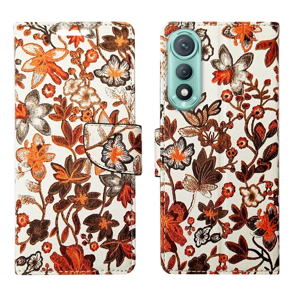 Orange_Artificial_Leather_See_Through_Design_Magnetic_Case_For_Tecno_Pova_Curve_5G