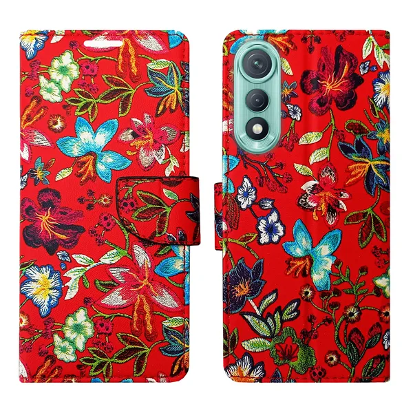 Red_Artificial_Leather_See_Through_Design_Magnetic_Case_For_Tecno_Pova_Curve_5G