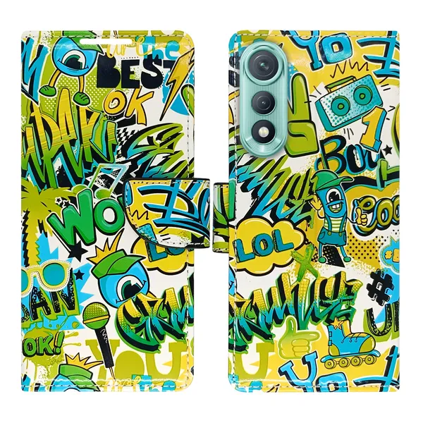 Green_Artificial_Leather_See_Through_Design_Magnetic_Case_For_Tecno_Pova_Curve_5G