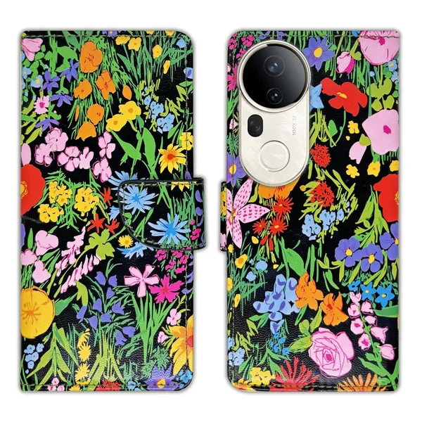 Black_Ghibli_Flip_Cover_for_Vivo_T4_Ultra_5G|_Leather_Finish|Shock_Proof|Magnetic_Clouser_Compatible_with_Vivo_T4_Ultra_5G_(Black)