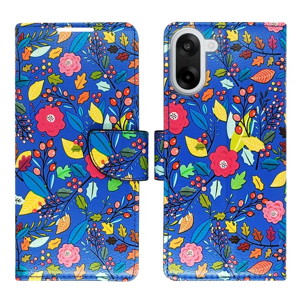 Garden_Blue_Flip_Cover_for_Oneplus_Nord_Ce5|_Leather_Finish|Shock_Proof|Magnetic_Clouser_Compatible_with_Oneplus_Nord_Ce5_(Blue)