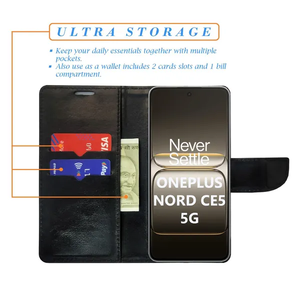 Garden_Blue_Flip_Cover_for_Oneplus_Nord_Ce5|_Leather_Finish|Shock_Proof|Magnetic_Clouser_Compatible_with_Oneplus_Nord_Ce5_(Blue)
