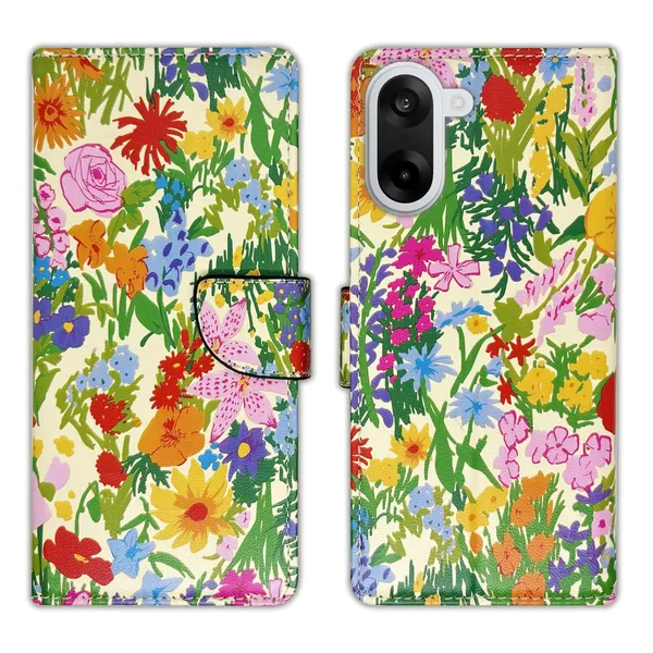 Yellow_Ghibli_Flip_Cover_for_Oneplus_Nord_Ce5|_Leather_Finish|Shock_Proof|Magnetic_Clouser_Compatible_with_Oneplus_Nord_Ce5_(Yellow)
