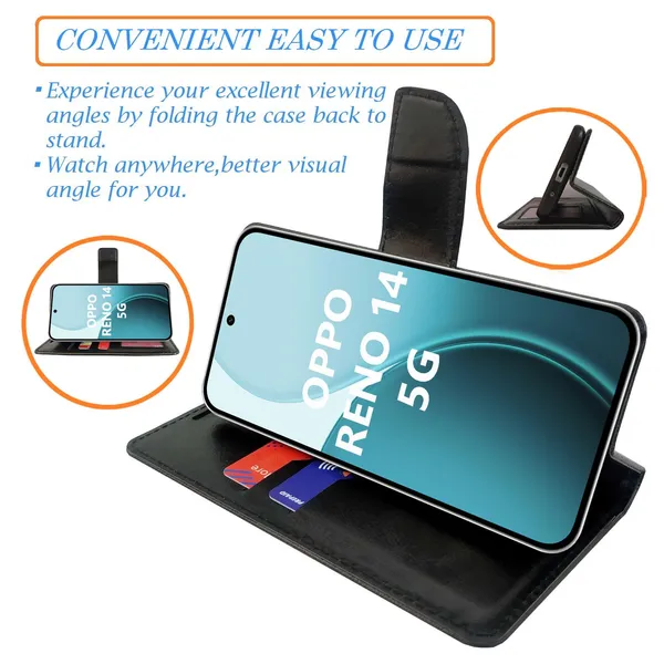Green_MRC_Flip_Cover_for_Oppo_Reno_14_5G|_Leather_Finish|Shock_Proof|Magnetic_Clouser_Compatible_with_Oppo_Reno_14_5G_(Green)