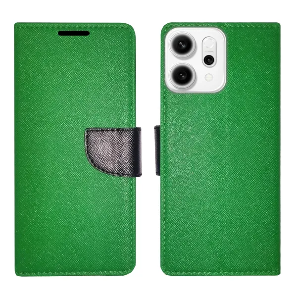 Green_MRC_Flip_Cover_for_Oppo_Reno_14_5G|_Leather_Finish|Shock_Proof|Magnetic_Clouser_Compatible_with_Oppo_Reno_14_5G_(Green)