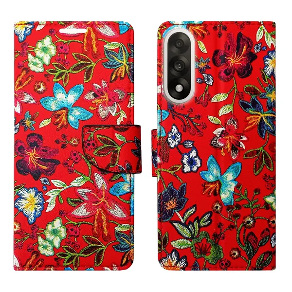 Red_Pattern_Flip_Cover_for_Oneplus_Nord_5_5G|_Leather_Finish|Shock_Proof|Magnetic_Clouser_Compatible_with_Oneplus_Nord_5_5G_(Red)