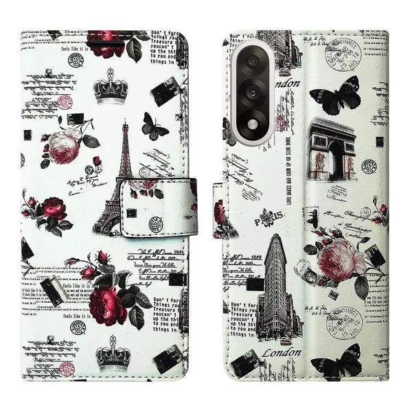 White_Tower_Flip_Cover_for_Oneplus_Nord_5_5G|_Leather_Finish|Shock_Proof|Magnetic_Clouser_Compatible_with_Oneplus_Nord_5_5G_(White)