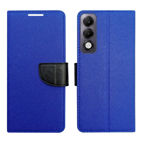 Blue_MRC_Flip_Cover_for_Oppo_K13x_5G|_Leather_Finish|Shock_Proof|Magnetic_Clouser_Compatible_with_Oppo_K13x_5G_(Blue)