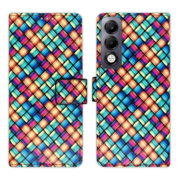 Mat_Mix_Flip_Cover_for_Oppo_K13x_5G|_Leather_Finish|Shock_Proof|Magnetic_Clouser_Compatible_with_Oppo_K13x_5G_(Multicolor)