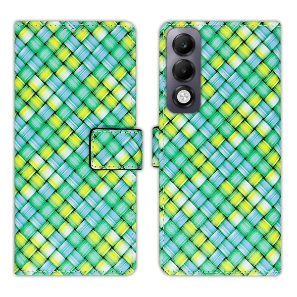 Mat_Green_Flip_Cover_for_Oppo_K13x_5G|_Leather_Finish|Shock_Proof|Magnetic_Clouser_Compatible_with_Oppo_K13x_5G_(Green)
