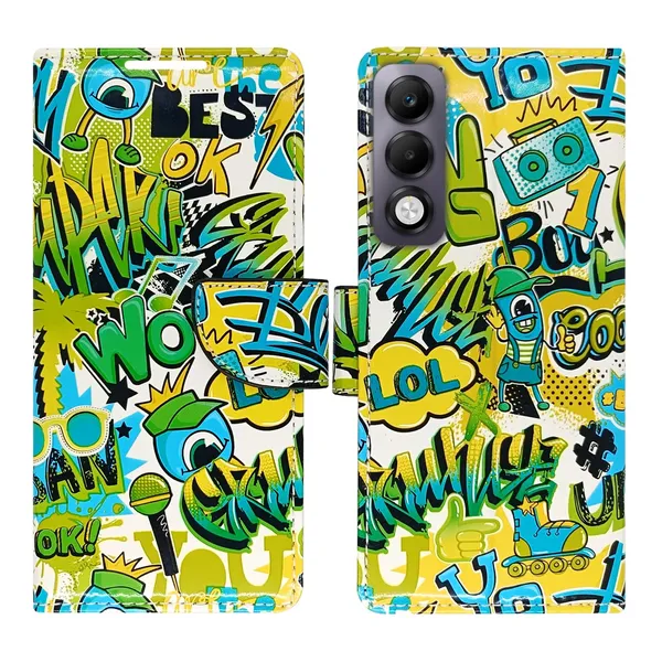 Wow_Green_Flip_Cover_for_Oppo_K13x_5G|_Leather_Finish|Shock_Proof|Magnetic_Clouser_Compatible_with_Oppo_K13x_5G_(Green)