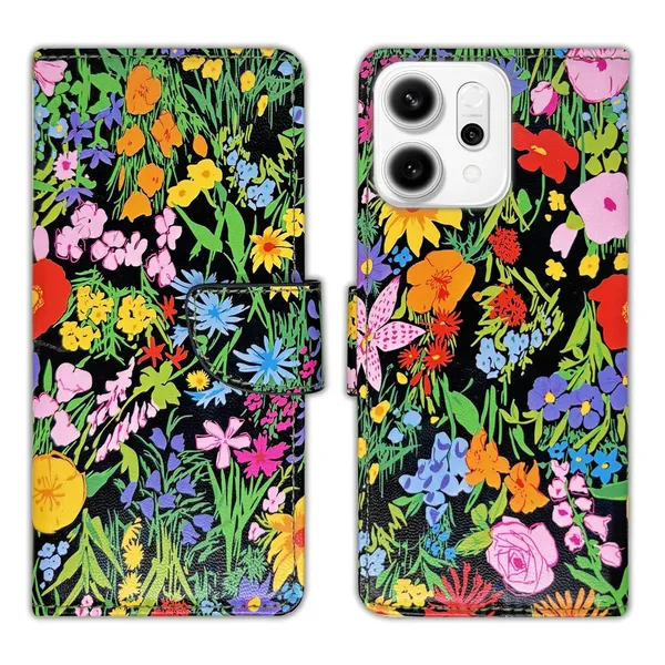 Black_Ghibli_Flip_Cover_for_Oppo_Reno_14_Pro_5G|_Leather_Finish|Shock_Proof|Magnetic_Clouser_Compatible_with_Oppo_Reno_14_Pro_5G_(Black)