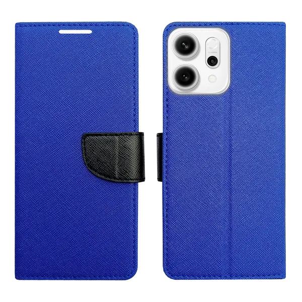 Blue_MRC_Flip_Cover_for_Oppo_Reno_14_Pro_5G|_Leather_Finish|Shock_Proof|Magnetic_Clouser_Compatible_with_Oppo_Reno_14_Pro_5G_(Blue)