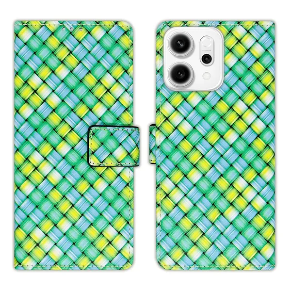 Mat_Green_Flip_Cover_for_Oppo_Reno_14_Pro_5G|_Leather_Finish|Shock_Proof|Magnetic_Clouser_Compatible_with_Oppo_Reno_14_Pro_5G_(Green)