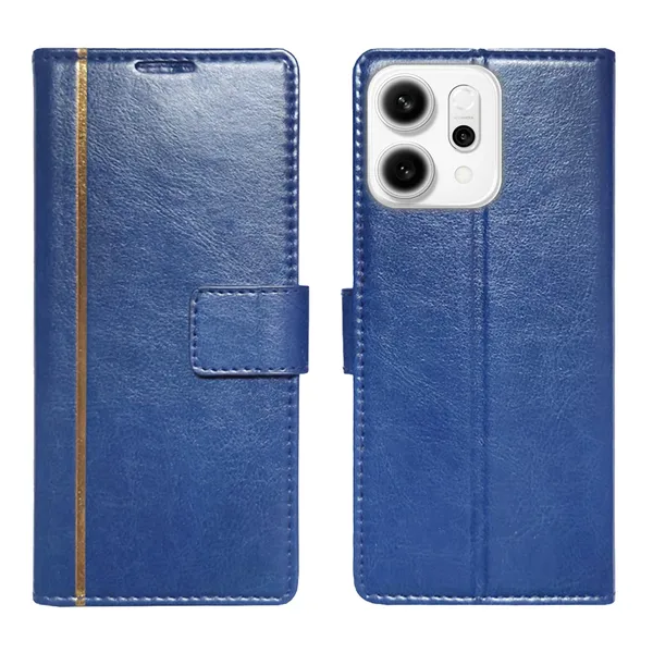 Blue_GP_Flip_Cover_for_Oppo_Reno_14_Pro_5G|_Leather_Finish|Shock_Proof|Magnetic_Clouser_Compatible_with_Oppo_Reno_14_Pro_5G_(Blue)