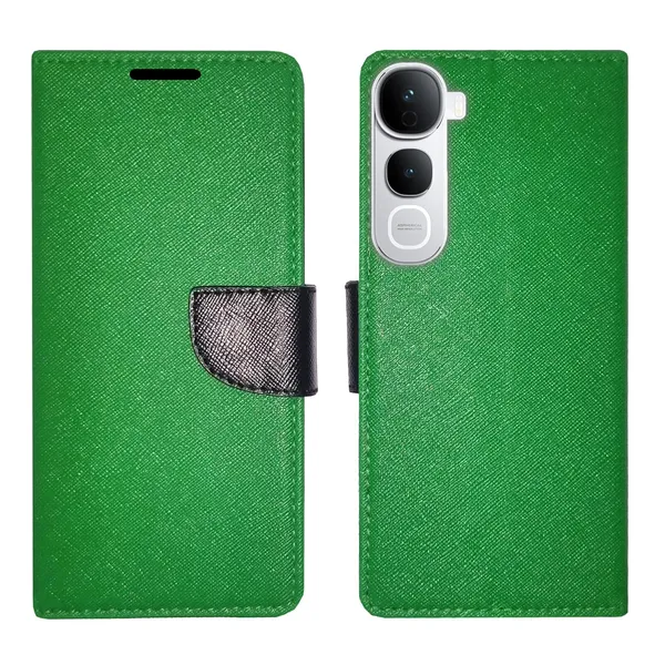 Green_MRC_Flip_Cover_for_Vivo_Y400_Pro_5G|_Leather_Finish|Shock_Proof|Magnetic_Clouser_Compatible_with_Vivo_Y400_Pro_5G_(Green)