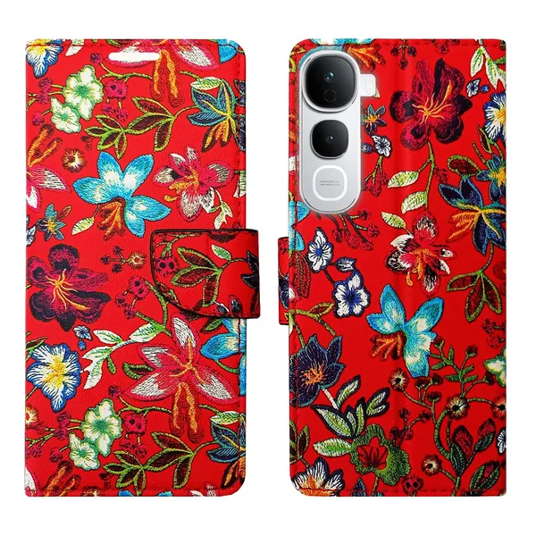Red_Pattern_Flip_Cover_for_Vivo_Y400_Pro_5G|_Leather_Finish|Shock_Proof|Magnetic_Clouser_Compatible_with_Vivo_Y400_Pro_5G_(Red)