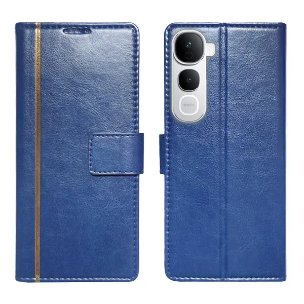 Blue_GP_Flip_Cover_for_Vivo_Y400_Pro_5G|_Leather_Finish|Shock_Proof|Magnetic_Clouser_Compatible_with_Vivo_Y400_Pro_5G_(Blue)