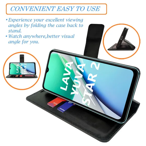 Army_Flip_Cover_for_Lava_Yuva_Star_2|_Leather_Finish|Shock_Proof|Magnetic_Clouser_Compatible_with_Lava_Yuva_Star_2_(Mutlicolor)_Multicolor
