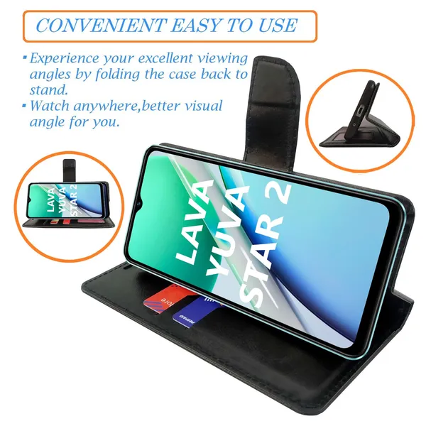 Blue_MRC_Flip_Cover_for_Lava_Yuva_Star_2|_Leather_Finish|Shock_Proof|Magnetic_Clouser_Compatible_with_Lava_Yuva_Star_2_(Blue)