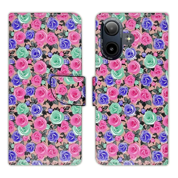 Rose_Pink_Flip_Cover_for_Lava_Yuva_Star_2|_Leather_Finish|Shock_Proof|Magnetic_Clouser_Compatible_with_Lava_Yuva_Star_2_(Pink)