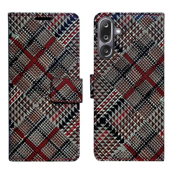 Check_Flip_Cover_for_Samsung_M36_5G|_Leather_Finish|Shock_Proof|Magnetic_Clouser_Compatible_with_Samsung_M36_5G_(Multicolor)