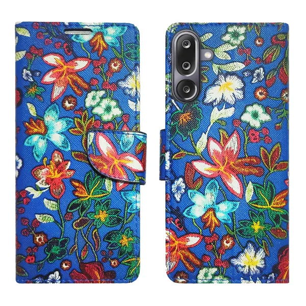 Blue_Pattern_Flip_Cover_for_Samsung_M36_5G|_Leather_Finish|Shock_Proof|Magnetic_Clouser_Compatible_with_Samsung_M36_5G_(Blue)