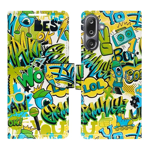 Wow_Green_Flip_Cover_for_Samsung_M36_5G|_Leather_Finish|Shock_Proof|Magnetic_Clouser_Compatible_with_Samsung_M36_5G_(Green)