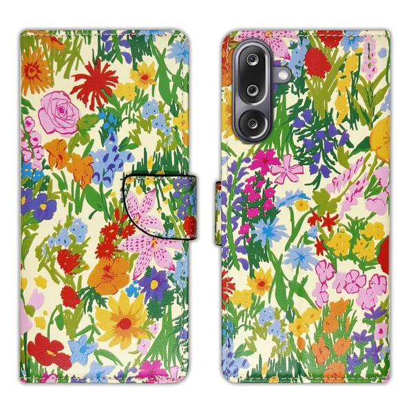 Yellow_Ghibli_Flip_Cover_for_Samsung_M36_5G|_Leather_Finish|Shock_Proof|Magnetic_Clouser_Compatible_with_Samsung_M36_5G_(Yellow)
