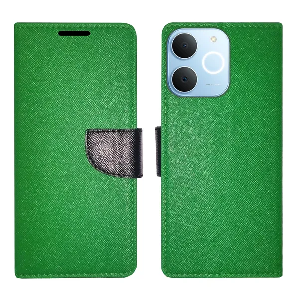 Green_MRC_Flip_Cover_for_Realme_C71|_Leather_Finish|Shock_Proof|Magnetic_Clouser_Compatible_with_Realme_C71_(Green)