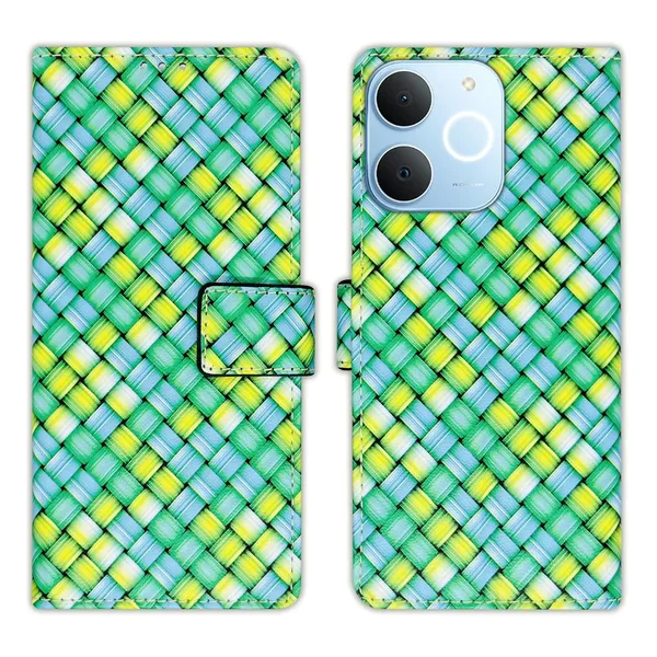 Mat_Green_Flip_Cover_for_Realme_C71|_Leather_Finish|Shock_Proof|Magnetic_Clouser_Compatible_with_Realme_C71_(Green)