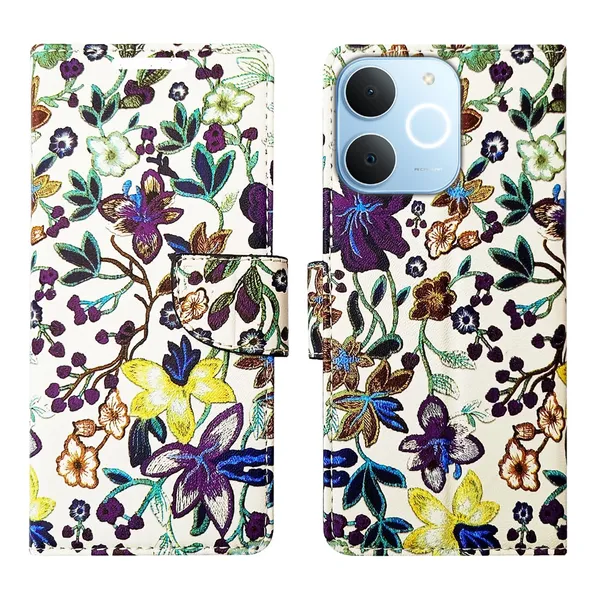 Purple_Pattern_Flip_Cover_for_Realme_C71|_Leather_Finish|Shock_Proof|Magnetic_Clouser_Compatible_with_Realme_C71_(Purple)