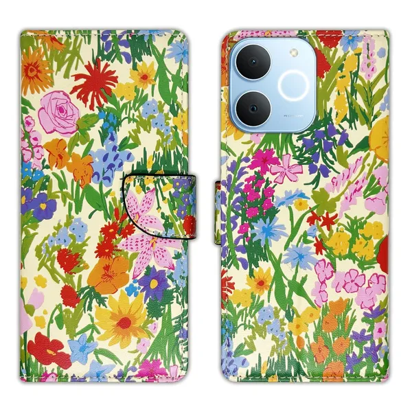 Yellow_Ghibli_Flip_Cover_for_Realme_C71|_Leather_Finish|Shock_Proof|Magnetic_Clouser_Compatible_with_Realme_C71_(Yellow)