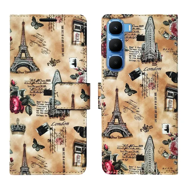 Brown_Tower_Flip_Cover_for_Infinix_Hot_60_5G+|_Leather_Finish|Shock_Proof|Magnetic_Clouser_Compatible_with_Infinix_Hot_60_5G+_(Brown)