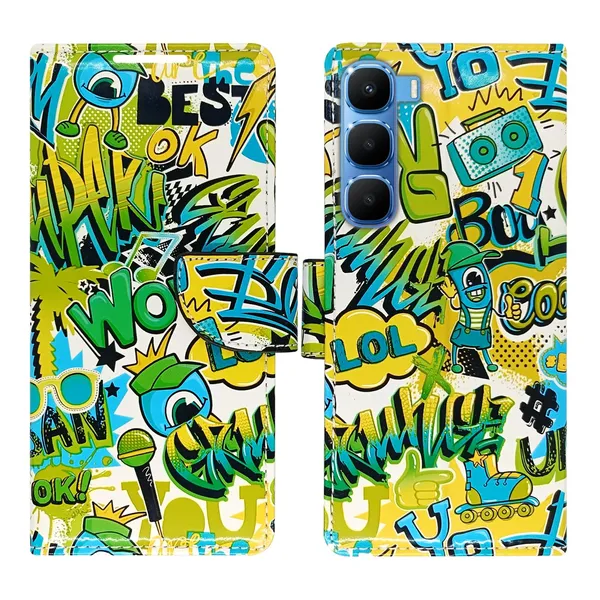 Wow_Green_Flip_Cover_for_Infinix_Hot_60_5G+|_Leather_Finish|Shock_Proof|Magnetic_Clouser_Compatible_with_Infinix_Hot_60_5G+_(Green)