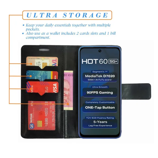 Black_GP_Flip_Cover_for_Infinix_Hot_60_5G+|_Leather_Finish|Shock_Proof|Magnetic_Clouser_Compatible_with_Infinix_Hot_60_5G+_(Black)