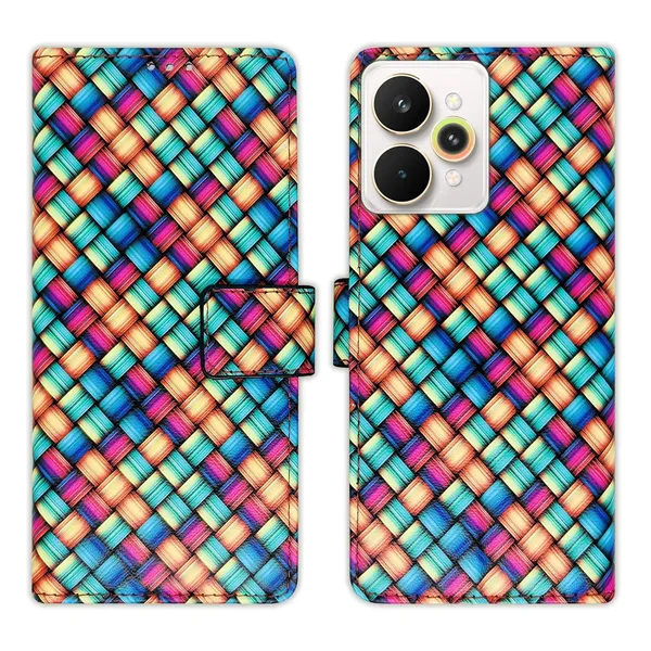 Mat_Mix_Flip_Cover_for_Realme_15_Pro_5G|_Leather_Finish|Shock_Proof|Magnetic_Clouser_Compatible_with_Realme_15_Pro_5G_(Multicolor)