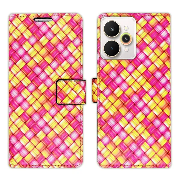 Mat_Pink_Flip_Cover_for_Realme_15_Pro_5G|_Leather_Finish|Shock_Proof|Magnetic_Clouser_Compatible_with_Realme_15_Pro_5G_(Pink)