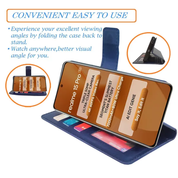 Blue_GP_Flip_Cover_for_Realme_15_Pro_5G|_Leather_Finish|Shock_Proof|Magnetic_Clouser_Compatible_with_Realme_15_Pro_5G_(Blue)