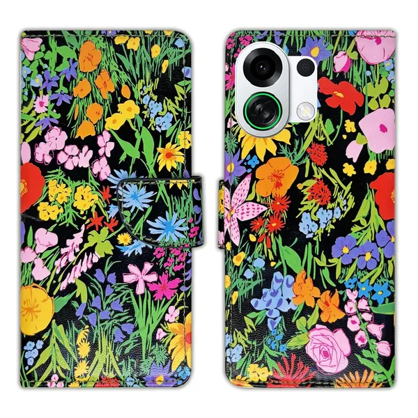 Black_Ghibli_Flip_Cover_for_Oppo_K13_Turbo_5G|_Leather_Finish|Shock_Proof|Magnetic_Clouser_Compatible_with_Oppo_K13_Turbo_5G_(Black)