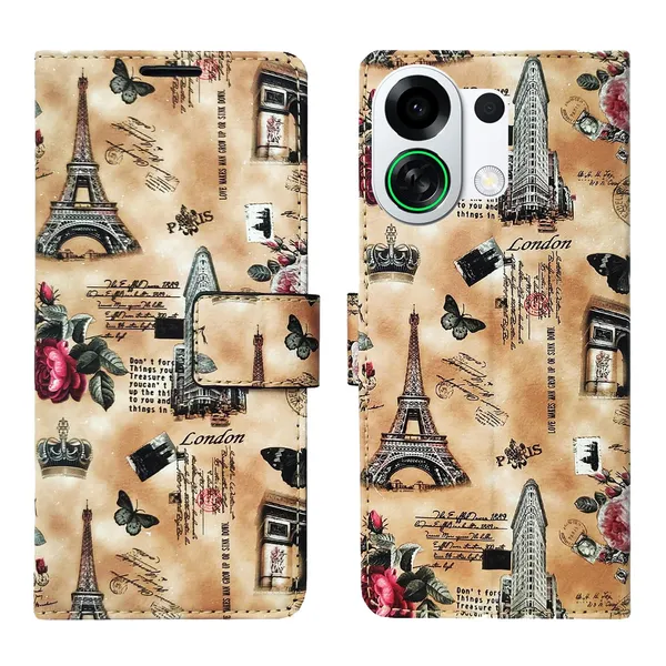 Brown_Tower_Flip_Cover_for_Oppo_K13_Turbo_5G|_Leather_Finish|Shock_Proof|Magnetic_Clouser_Compatible_with_Oppo_K13_Turbo_5G_(Brown)