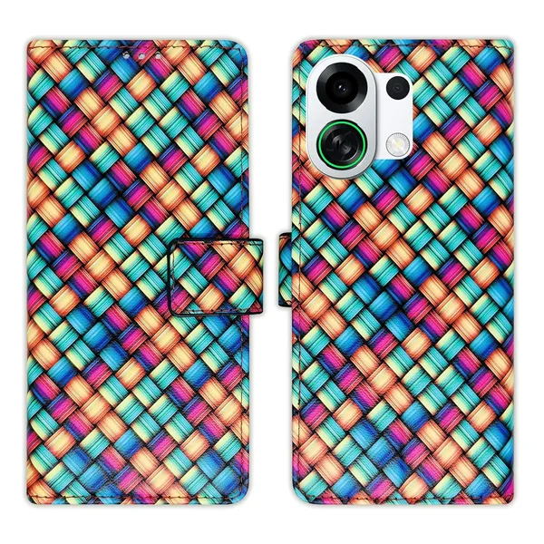 Mat_Mix_Flip_Cover_for_Oppo_K13_Turbo_5G|_Leather_Finish|Shock_Proof|Magnetic_Clouser_Compatible_with_Oppo_K13_Turbo_5G_(Multicolor)
