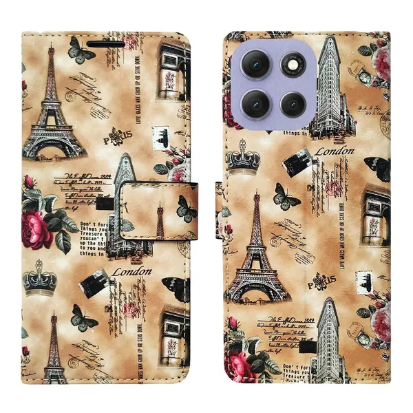Brown_Tower_Flip_Cover_for_Moto_G86_Power_5G|_Leather_Finish|Shock_Proof|Magnetic_Clouser_Compatible_with_Moto_G86_Power_5G_(Brown)
