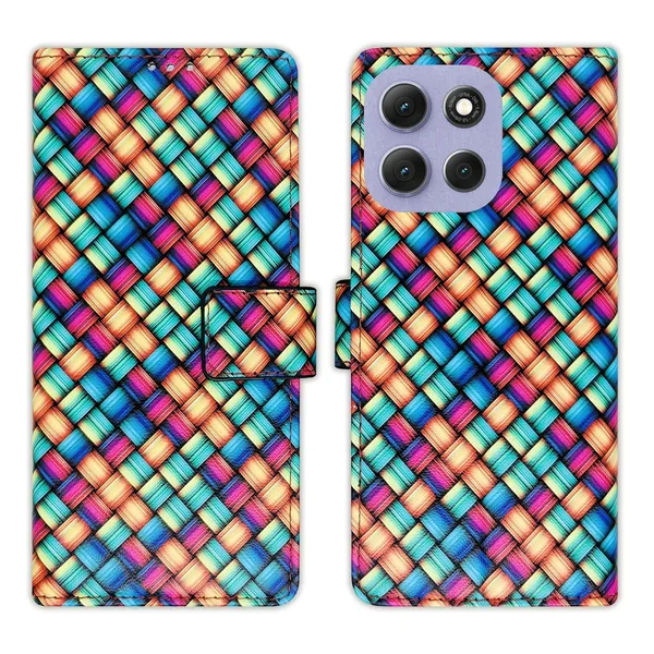 Mat_Mix_Flip_Cover_for_Moto_G86_Power_5G|_Leather_Finish|Shock_Proof|Magnetic_Clouser_Compatible_with_Moto_G86_Power_5G_(Multicolor)